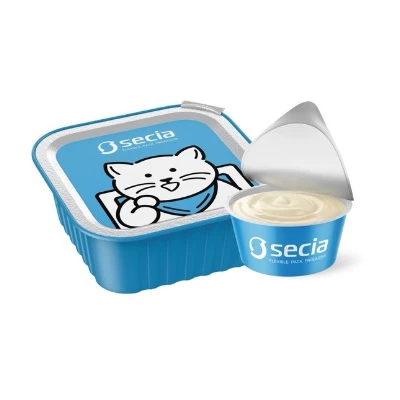 É possível personalizar o tamanho e o formato da película de cobertura Easy Peel para embalagens ...