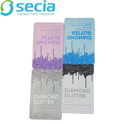 Sacos de máscara facial com furo pendurado
