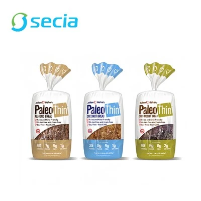 Saco plástico para pão